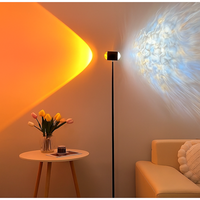 SolAura – USB-Sonnenuntergang-Projektionslampe für warme und stimmungsvolle Beleuchtung