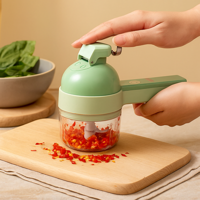 PrepMate – 4-in-1 manueller Küchenvorbereitungshersteller