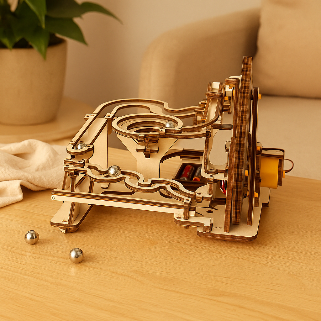 TrackMaster 3D-Kugelbahn-Puzzle – DIY mechanisches Bauset für Teenager und Erwachsene