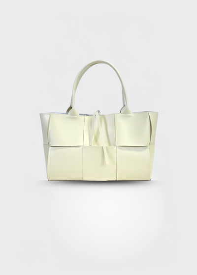 Handtasche Damen – Echt Leder Tasche – Geflochten Design