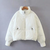 Leichte Damen Pufferjacke - Sofia in Weiß
