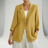 Damen-Blazer Mit Entspannter Passform - Romy in Gelb
