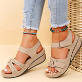 Damen Keilsandale Zum Reinschlüpfen - Alena in Beige