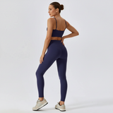 Damen Sportset Eng Anliegend - Trimline in Marineblau 1
