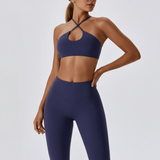 Damen Sportset Eng Anliegend - Trimline in Marineblau 2