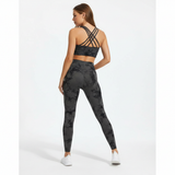 Damen Sportset Nahtloses Design - Athletta in Schwarz (2 Stück)