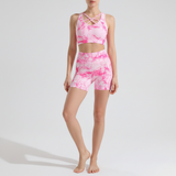 Damen Sportset Nahtloses Design - Athletta in Rosa (3 Stück)