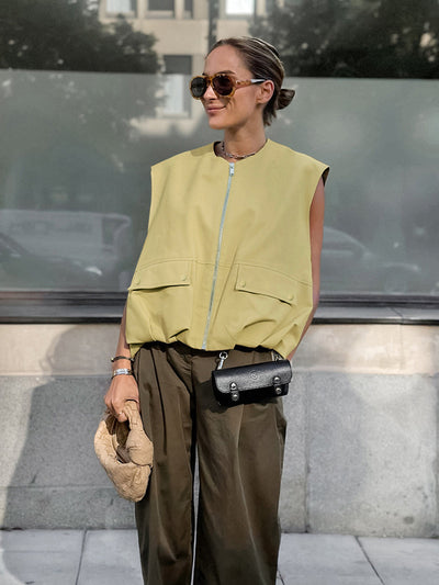 Damen Weste Ärmellos - Freizeit Weste für Lässige Anlässe