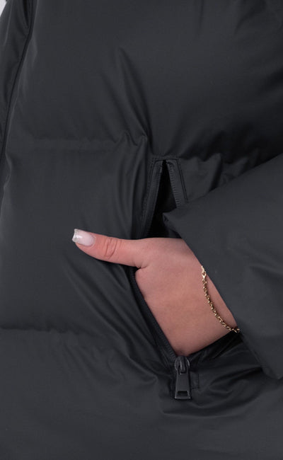 Damenjacke Daunen mit Kapuze Elegant und Vielseitig