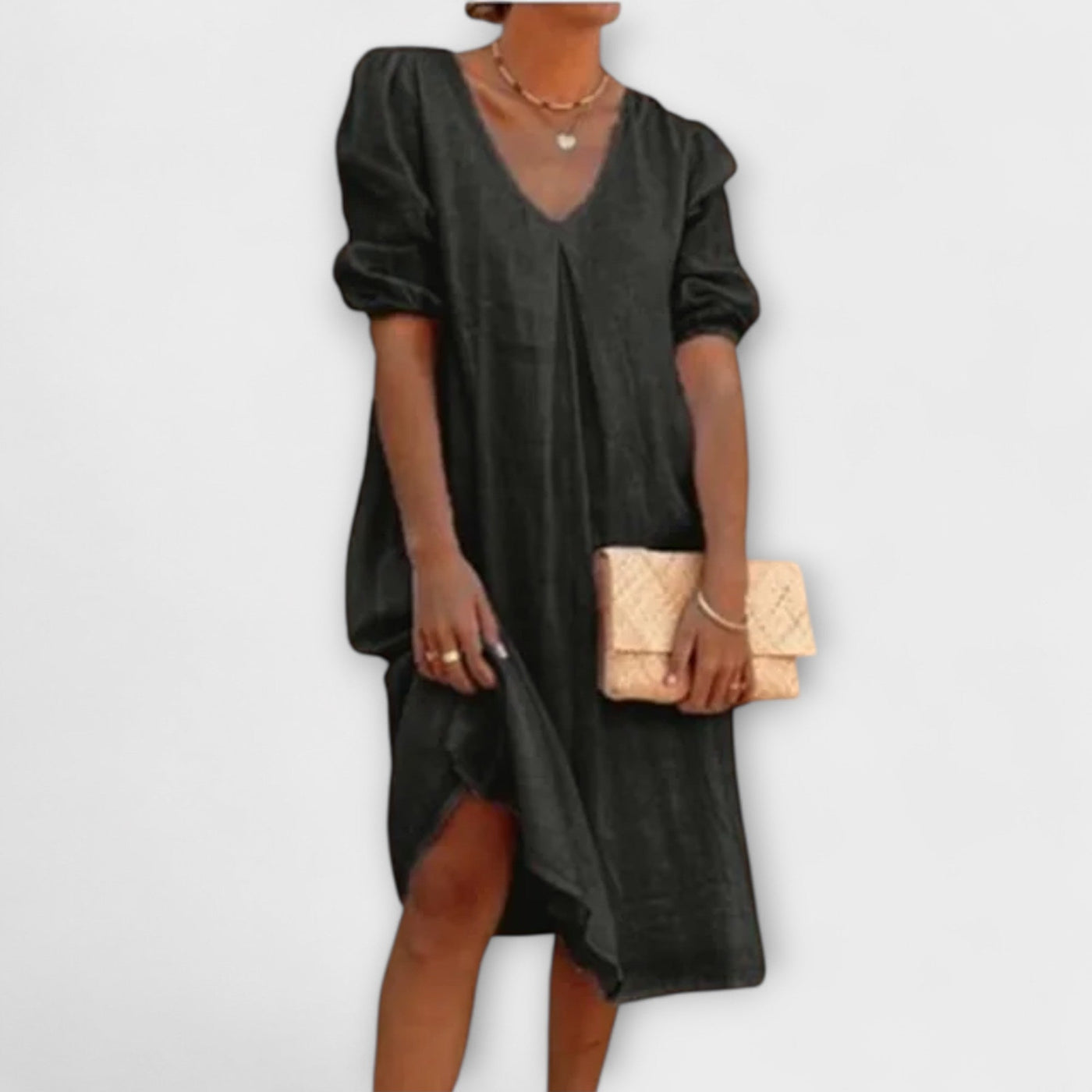 Fanny - Elegantes Sommerkleid mit Häkel-Details