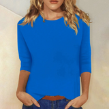 Stilvolles Damen Langarmshirt - Ava in Blau