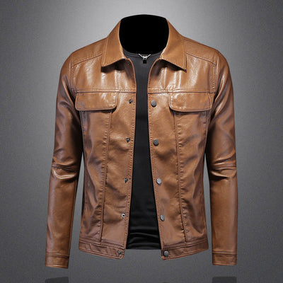 Ben - Biker-Lederjacke
