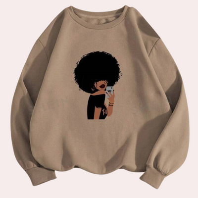 Stylischer Oversize-Sweater | Modernes Print-Design | Lässiger Look