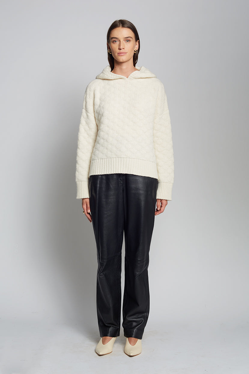 Strickpullover mit Kapuze | Schlichte Eleganz | Gemütlicher Stil