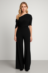 Einteiliger Jumpsuit - Cecile in Schwarz