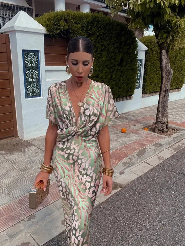 Marleigh - Damenkleid mit V-Ausschnitt