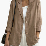 Eleganter Damen Blazer | Modernes Design für Büro und Freizeit in Khaki