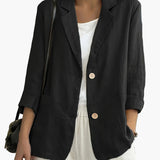 Eleganter Damen Blazer | Modernes Design für Büro und Freizeit in Schwarz