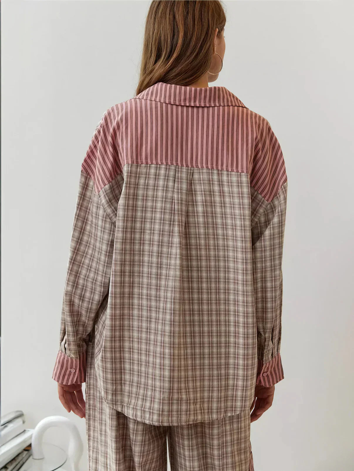 Eleganter Damen Pyjama Lang für Entspannte Nächte