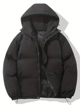 Mariette Damen Winterjacke mit Kapuze in Schwarz