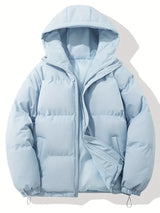 Mariette Damen Winterjacke mit Kapuze in Blau