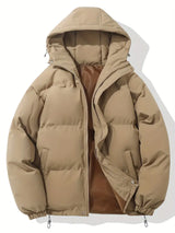 Mariette Damen Winterjacke mit Kapuze in Beige