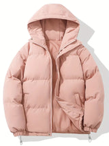 Mariette Damen Winterjacke mit Kapuze in Hellrosa
