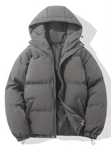 Mariette Damen Winterjacke mit Kapuze in Dunkelgrau