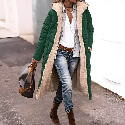 Emily™ - Langer Wende-Mantel mit Fleecefutter