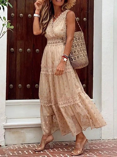 Maxikleid - Boho Sommerkleid Lang