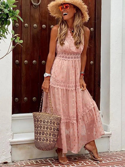 Maxikleid - Boho Sommerkleid Lang