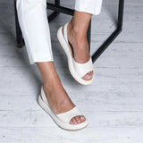 Estina | Leichte Damensandalen für den Sommer in Weiß