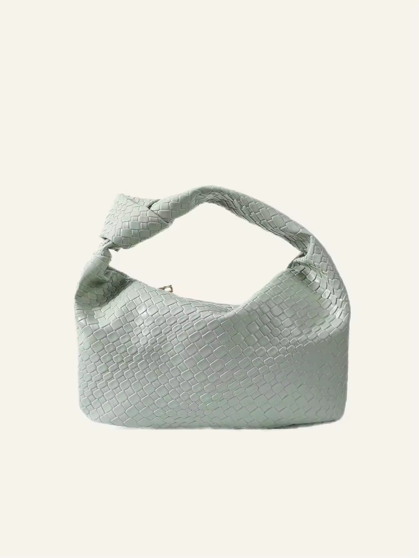 Heidi-Mode | Gewebte Hobo Tasche aus Leder