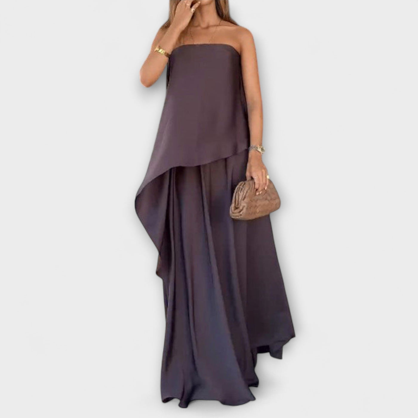 Ruby - Schickes ärmelloses Bandeau-Top und Rock