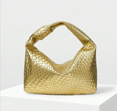 Heidi-Mode | Gewebte Hobo Tasche aus Leder