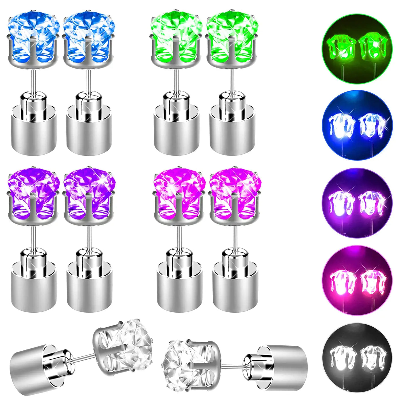 GlowGems™| GlowBling LED-Ohrringe