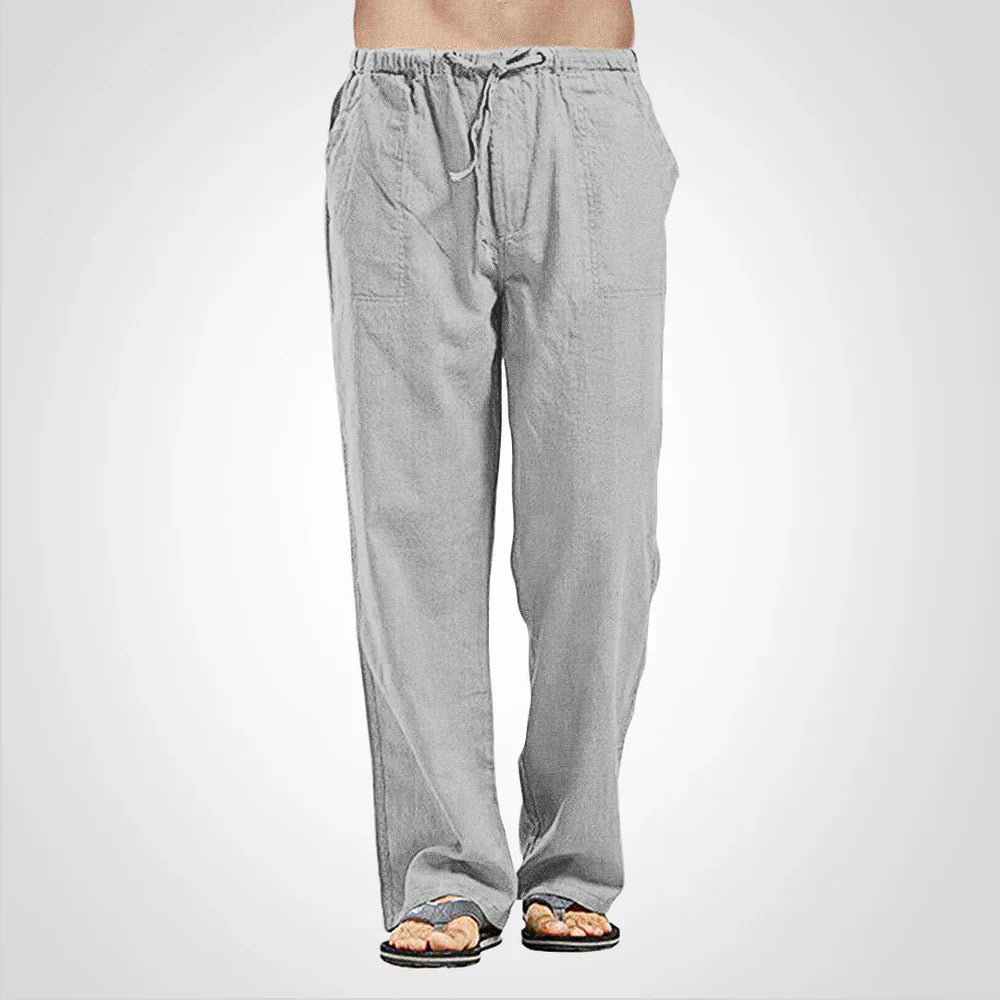 Ian - Baumwoll-Leinen-Hose für Männer