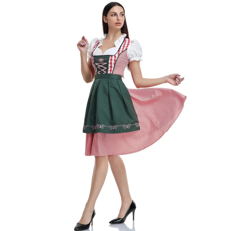 Festliches Oktoberfest Midi Dirndl