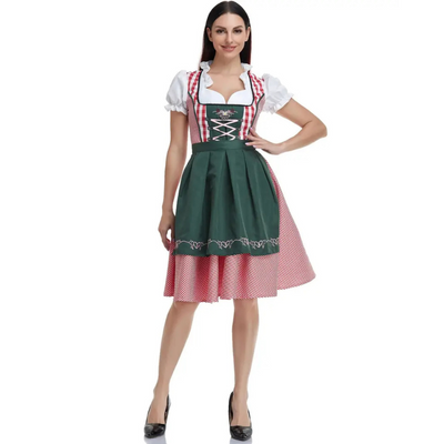 Festliches Oktoberfest Midi Dirndl