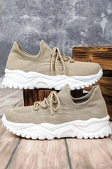 Flacher Sportschuh - Julika in Beige