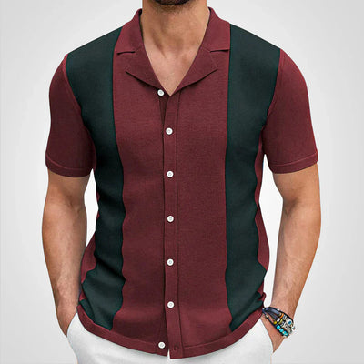 Gabriel - Kurzärmeliges Button Down Hemd