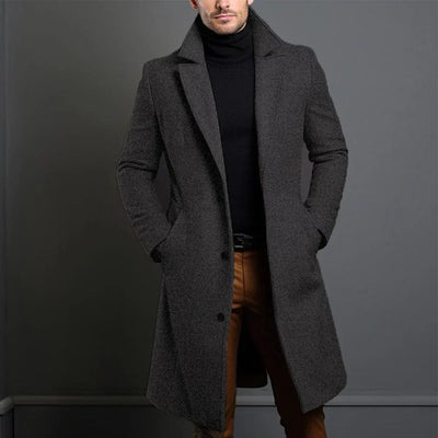 Franz | Eleganter Wollmantel für Herren Winter
