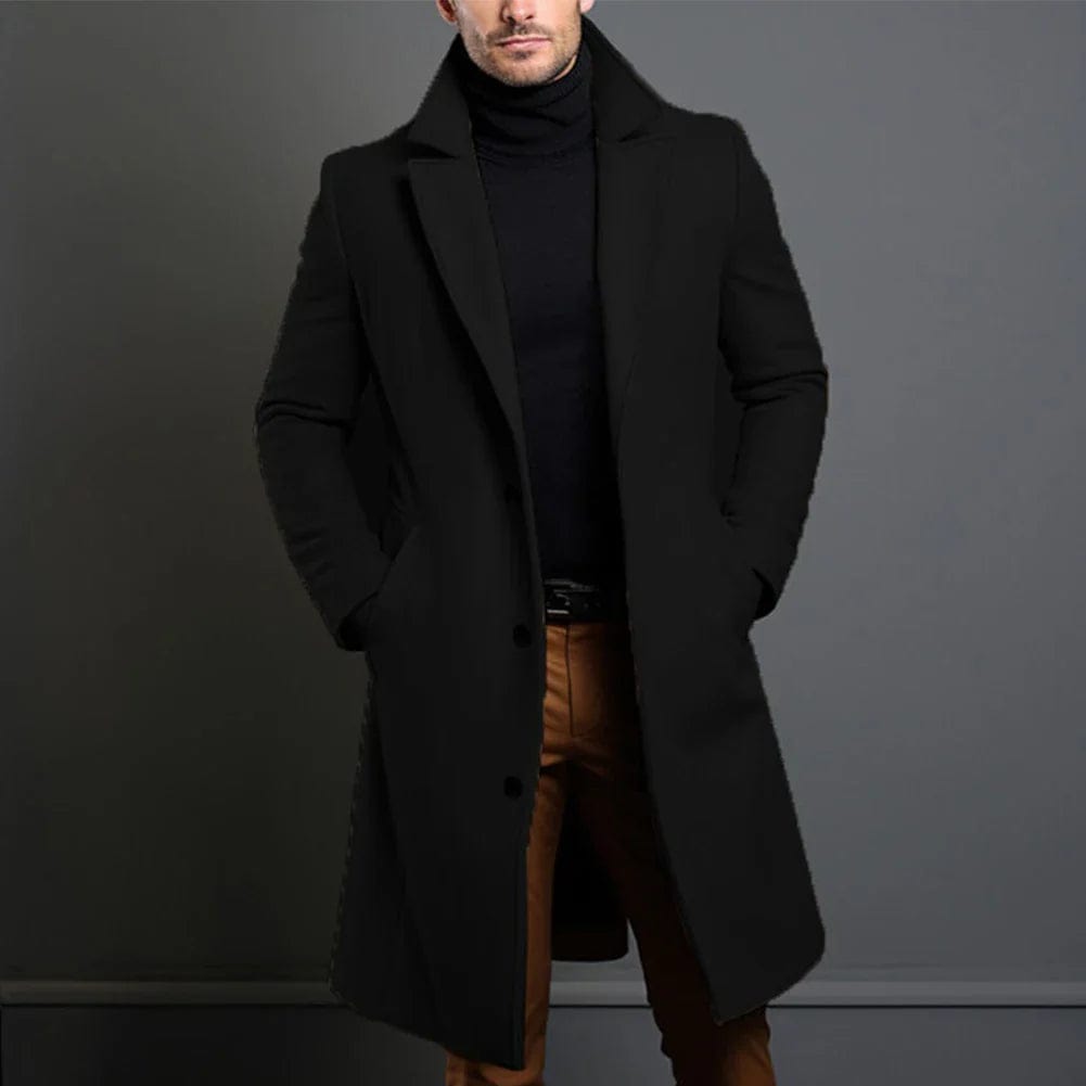 Franz | Eleganter Wollmantel für Herren Winter