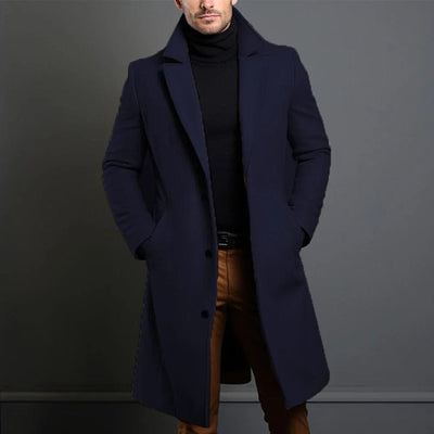 Franz | Eleganter Wollmantel für Herren Winter