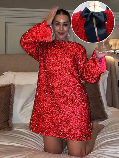 Glitzerndes Paillettenkleid | Eleganz & Glamour | Perfekt für besondere Anlässe