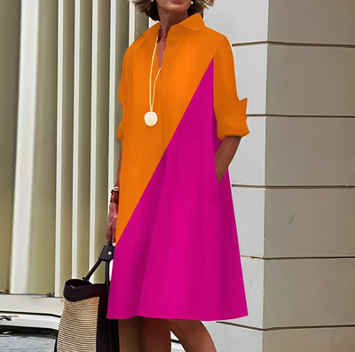 Alissa - Damen Midi-Kleid, Elegant & Bequem