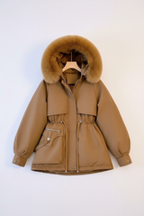 Gefütterte Steppjacke - Juliane in Braun