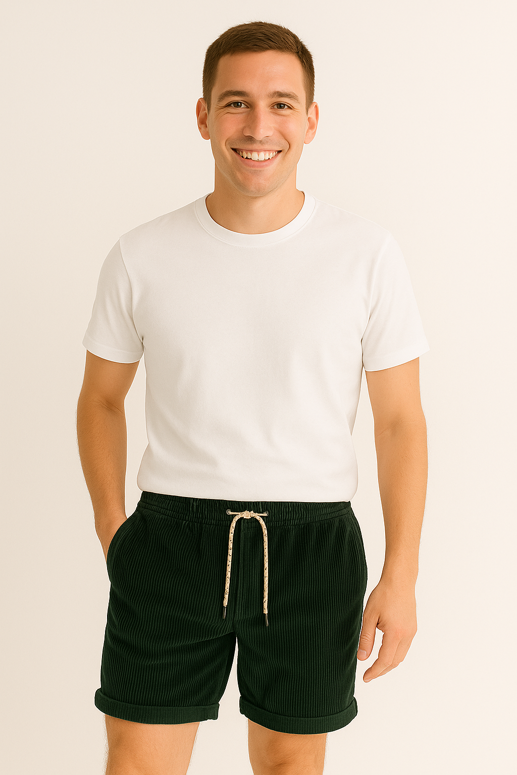 Jigs - Klassische Cord-Shorts, Lässiger Stil
