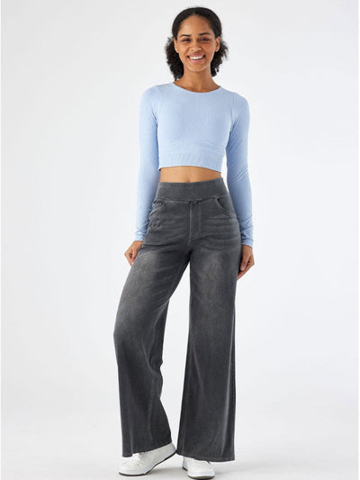 Ophélie | Hochtaillierte Damenjeans aus Ultra-Stretch