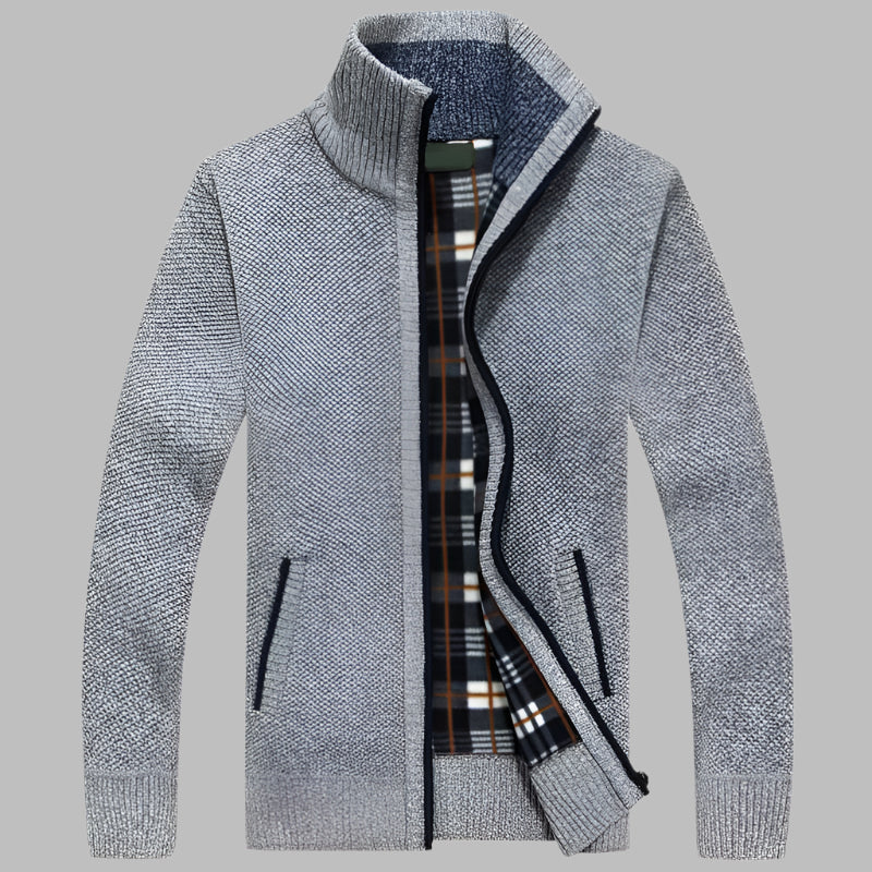 Ethan - Reißverschlussjacke aus Kaschmirwolle